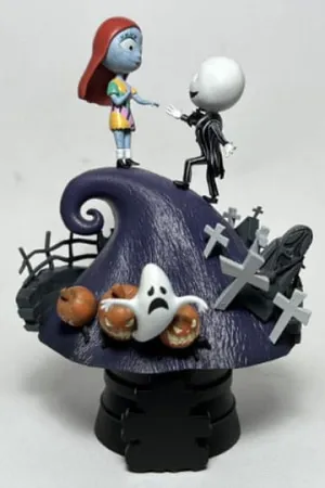 Beast Kingdom Nightmare Before Christmas Jack & Sally D-Stage PVC Diorama Statue