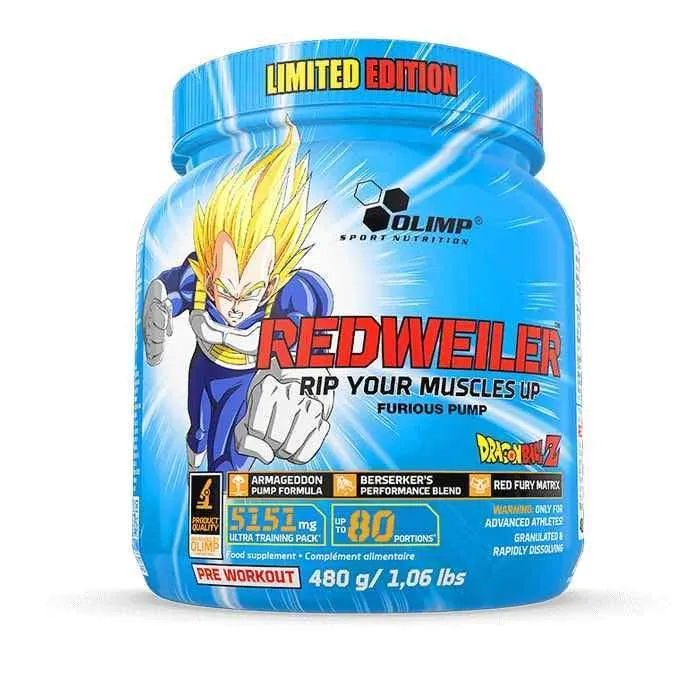 Dragon Ball Z Super Saiyan Vegeta Pre-workout 80 Standard Serves