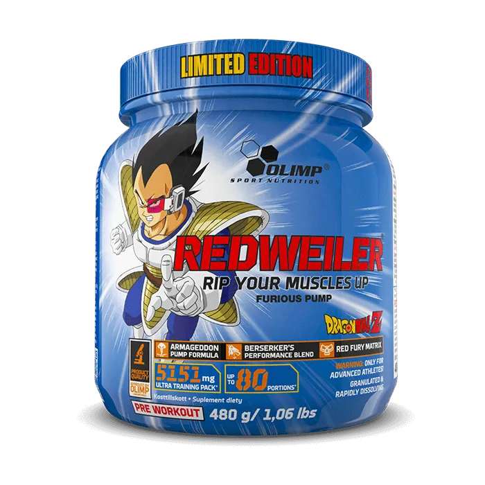 Dragon Ball Z Super Saiyan Vegeta Pre-workout 80 Standard Serves